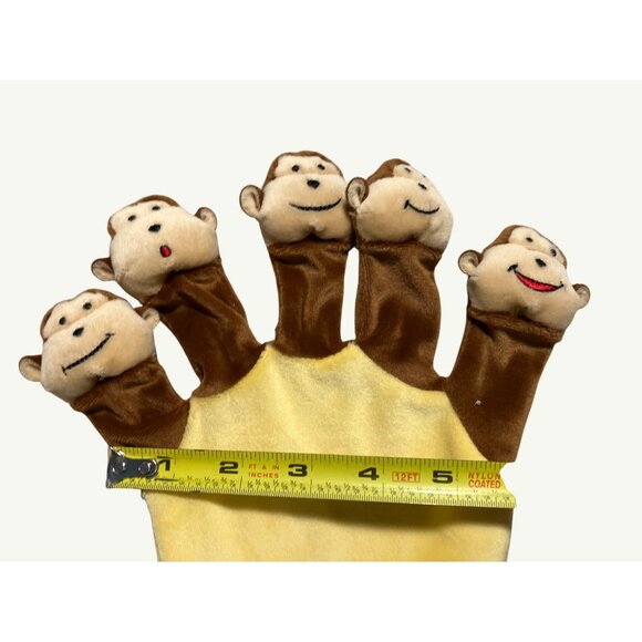 Five Silly Monkeys Hand Puppet Glove By Baby Piggy Toes Press - Picture 4 of 8